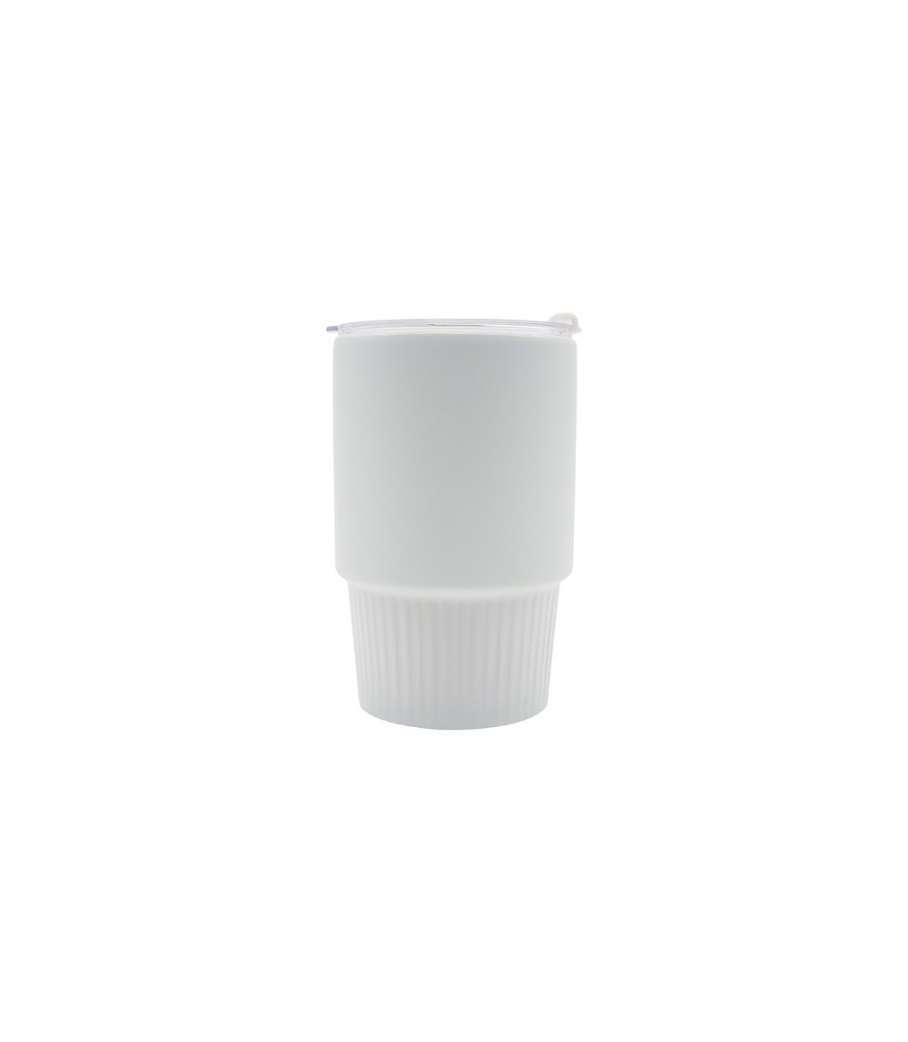 Kubek ceramiczny Azzurro 440 ml, biały