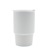Kubek ceramiczny Azzurro 440 ml, biały
