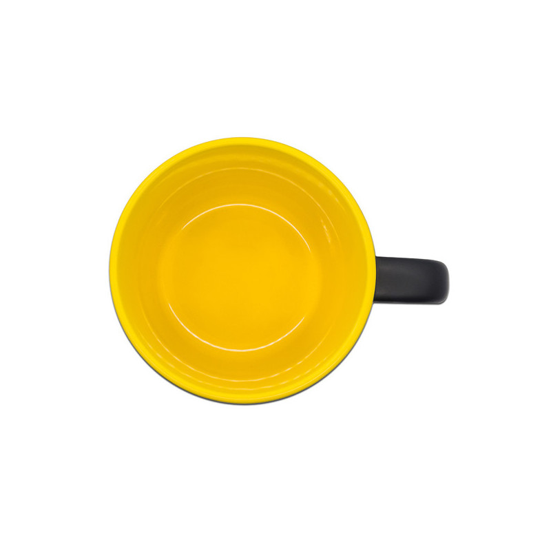 Kubek ceramiczny Esla 345 ml, żółty