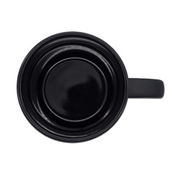 Kubek ceramiczny Esla 345 ml, czarny