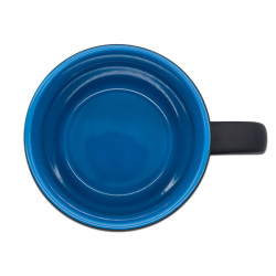 Kubek ceramiczny Esla 345 ml, niebieski