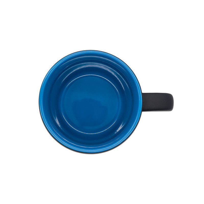 Kubek ceramiczny Esla 345 ml, niebieski