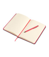 Zestaw notes z długopisem Abrantes, czerwony