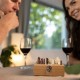 Zestaw do wina z szachami Abruzzo, beżowy