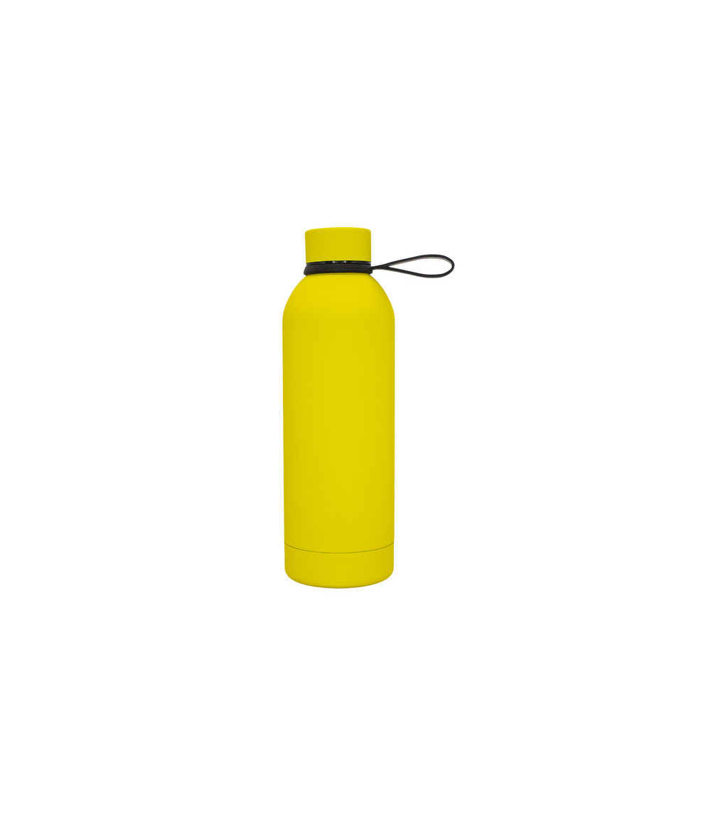 Butelka termiczna z uchwytem Mendoza Duo 500 ml, żółty