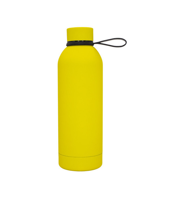 Butelka termiczna z uchwytem Mendoza Duo 500 ml, żółty