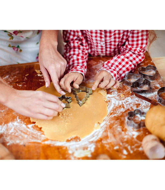 Foremki do ciasteczek Cookie, biały
