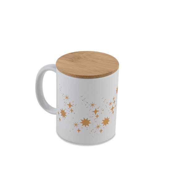 Kubek ceramiczny "Hello Christmas", biały