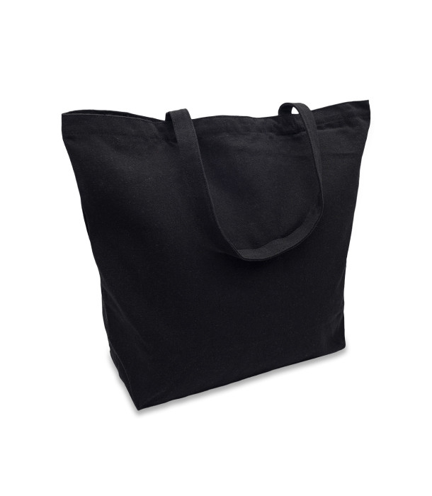 Torba z bawełny 340g/m2 Kinia, czarny