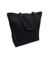 Torba z bawełny 340g/m2 Kinia, czarny