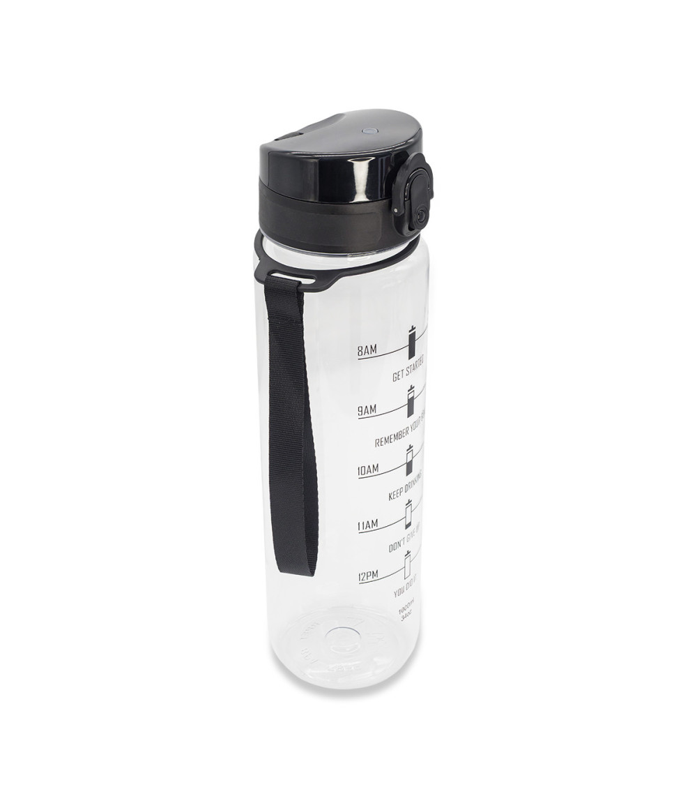 Bidon Motiva RPET 1000 ml, transparentny