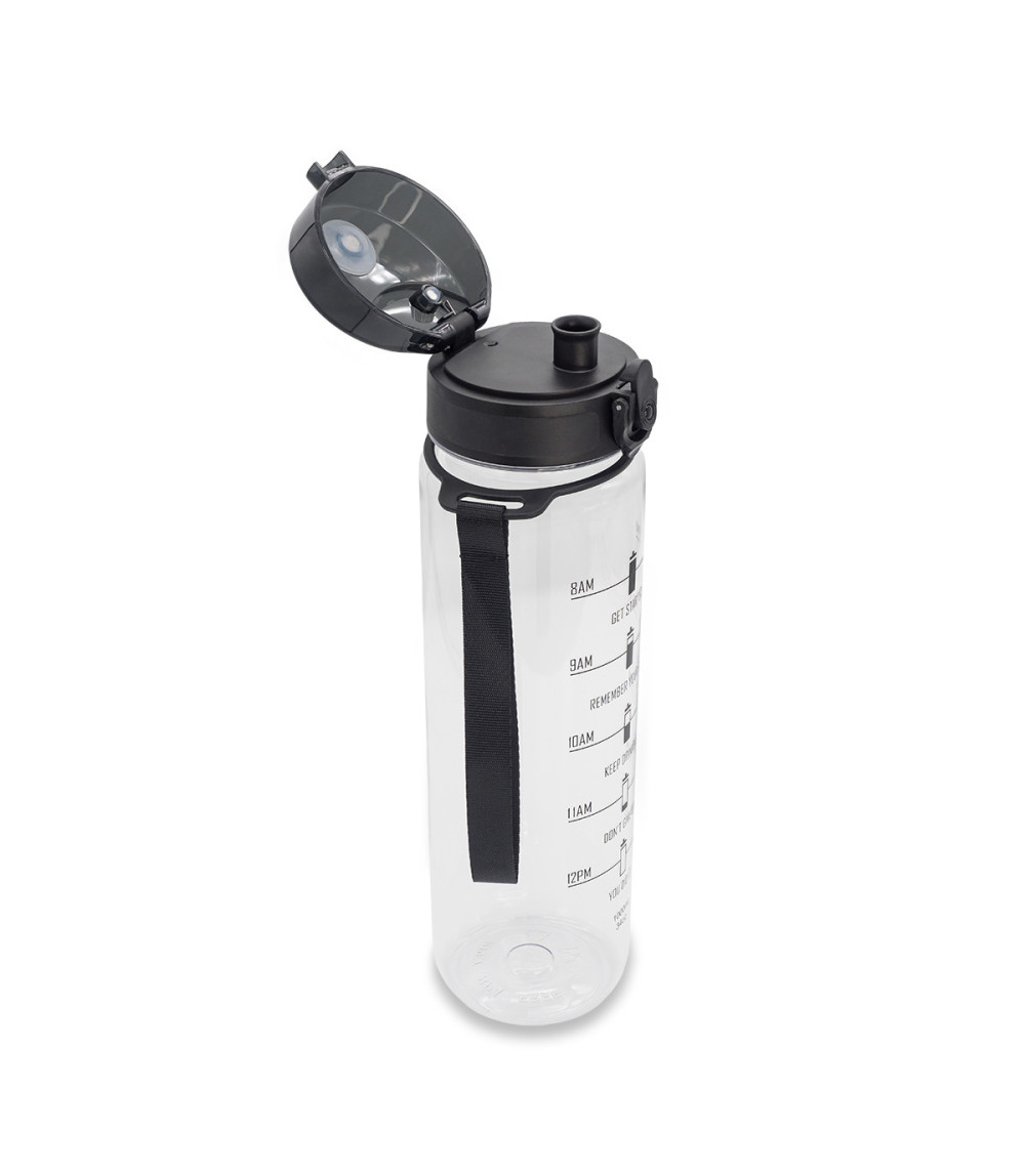 Bidon Motiva RPET 1000 ml, transparentny