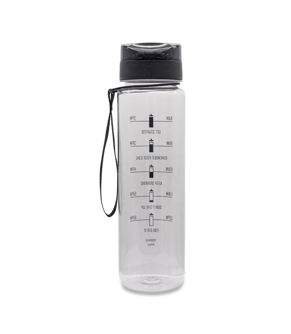 Bidon Motiva RPET 1000 ml, transparentny