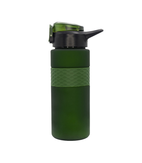 Bidon ze słomką Noviq 700 ml, ciemny zielony