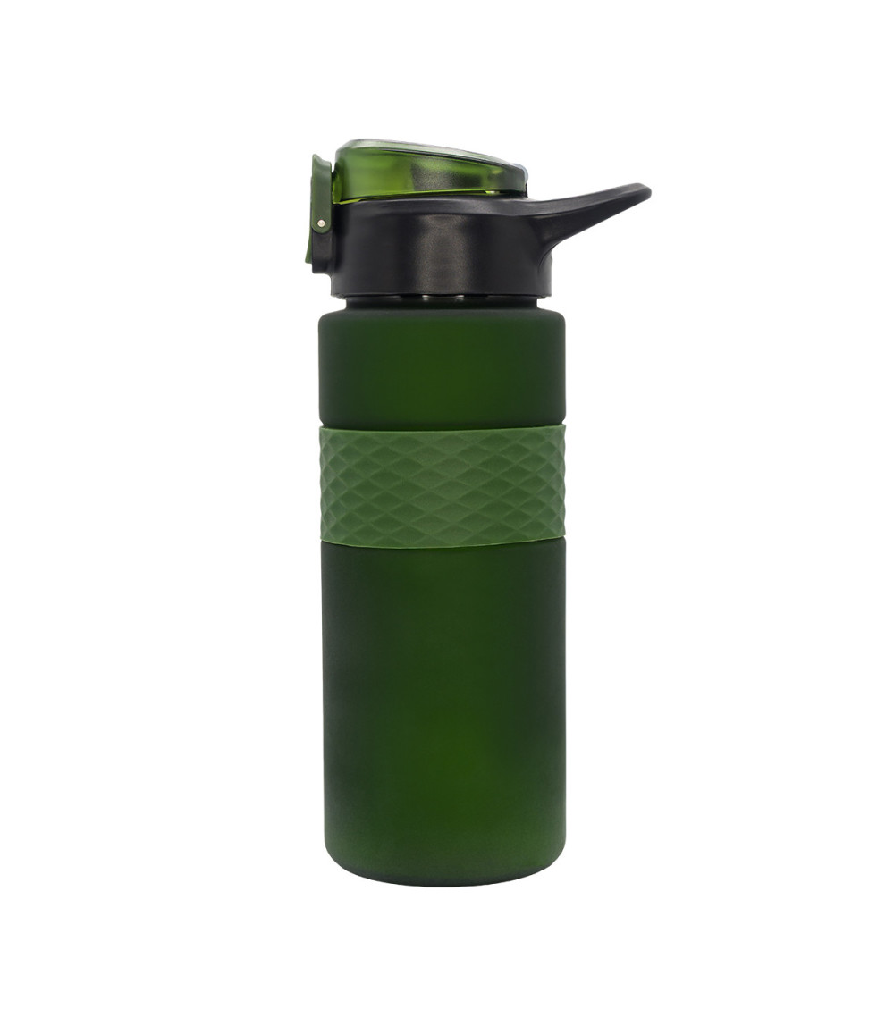 Bidon ze słomką Noviq 700 ml, ciemny zielony