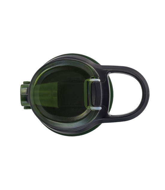 Bidon ze słomką Noviq 700 ml, ciemny zielony