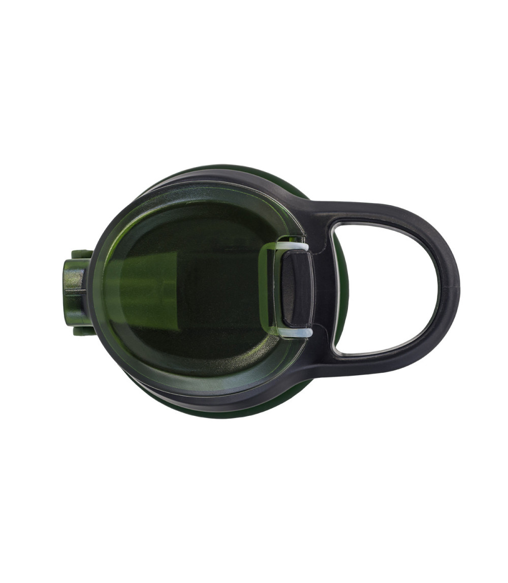 Bidon ze słomką Noviq 700 ml, ciemny zielony