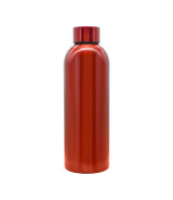 Butelka stalowa Morio 750 ml, czerwony
