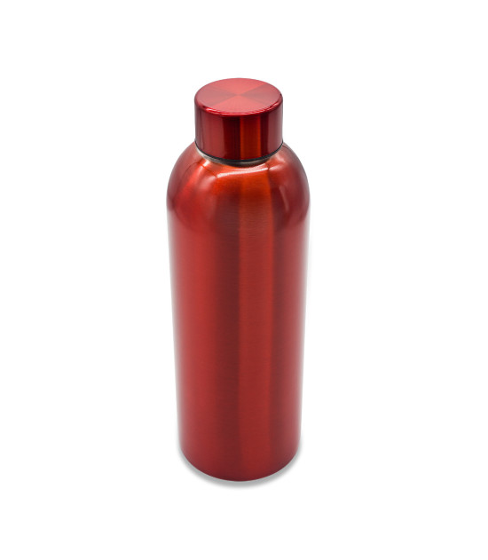 Butelka stalowa Morio 750 ml, czerwony