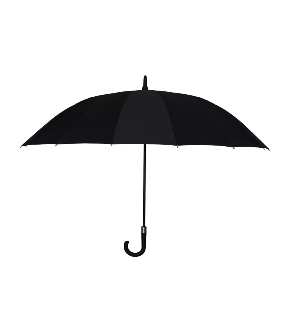 Parasol 16 panelowy Trento, czarny