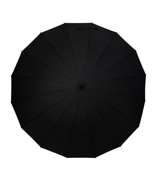 Parasol 16 panelowy Trento, czarny
