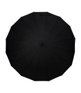 Parasol 16 panelowy Trento, czarny