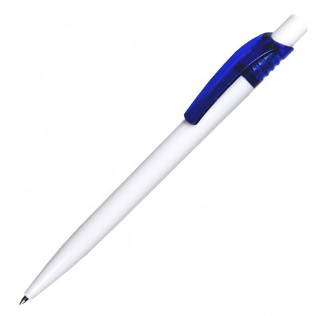 Długopis Easy, niebieski/biały 
