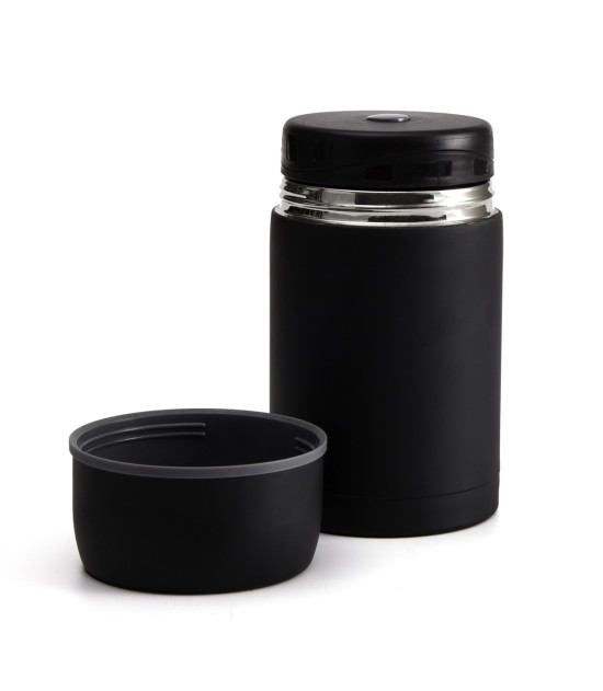 Pojemnik próżniowy Termo 800 ml, czarny