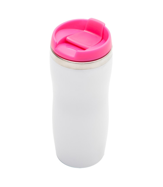 Kubek termiczny Askim 350 ml, różowy