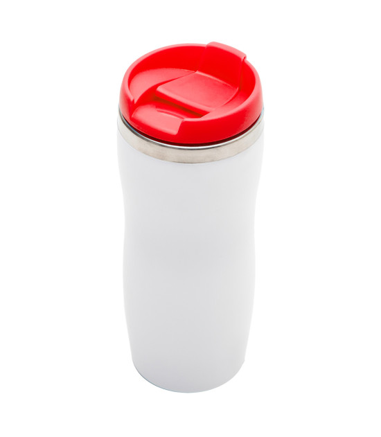 Kubek termiczny Askim 350 ml, czerwony