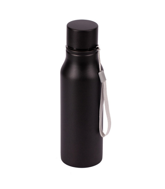 Bidon stalowy Fun Tripping 700 ml, czarny