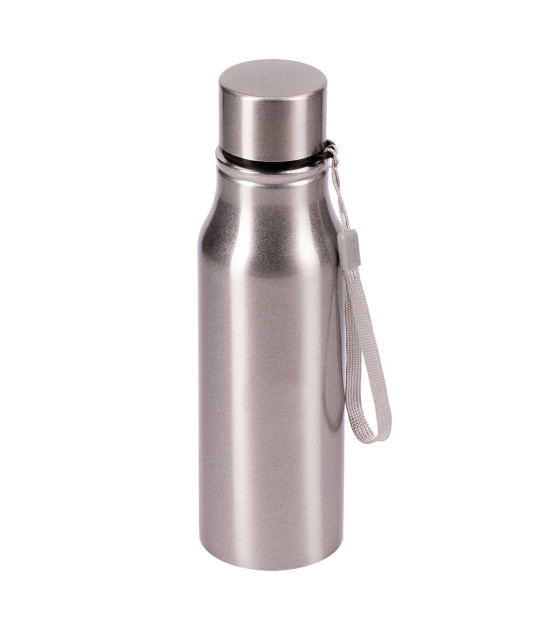 Bidon stalowy Fun Tripping 700 ml, srebrny