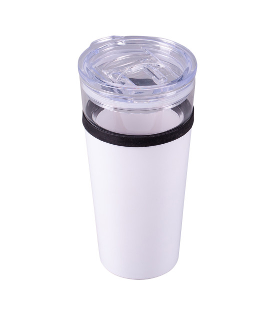 Kubek szklany Alpena 400 ml, biały