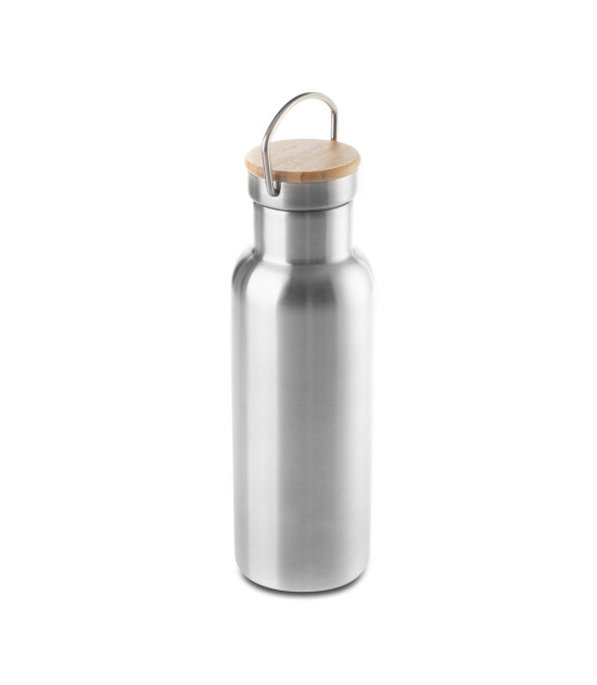 Butelka termiczna Malmo 500 ml, srebrny