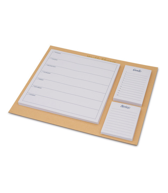 Planner na biurko Shu, beżowy