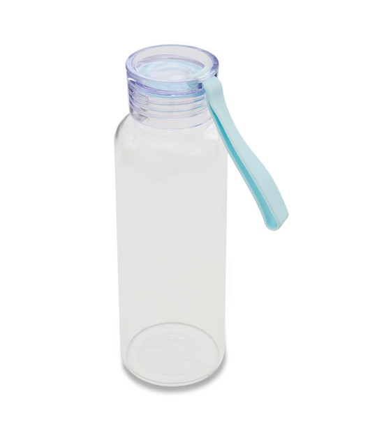 Butelka szklana Azure 500 ml, transparentny