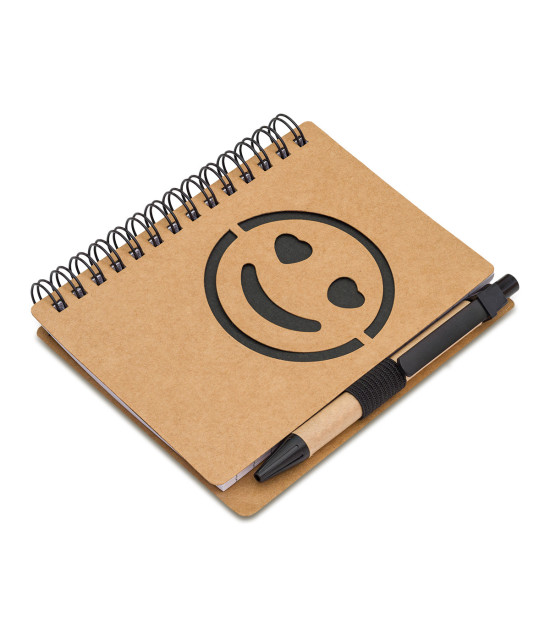 Notes Smile, czarny