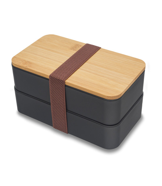 Victor lunch box podwójny 1000 ml, czarny