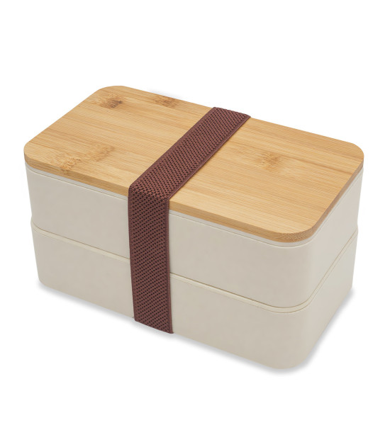 Victor lunch box podwójny 1000 ml, beżowy