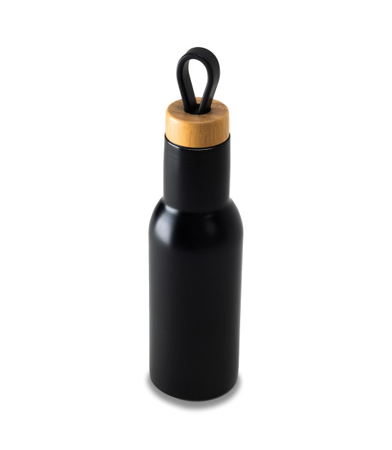 Butelka termiczna Lome 400 ml, czarny
