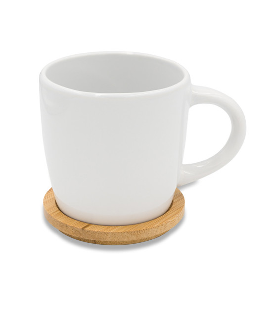 Kubek ceramiczny Arona 320 ml, biały