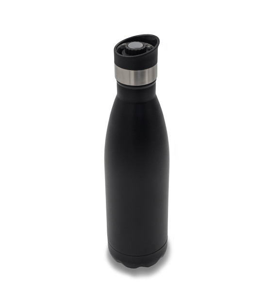 Butelka termiczna z ustnikiem 360° Yakima 550 ml, czarny
