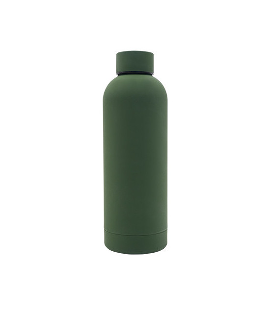 Butelka termiczna Mendoza 500 ml, ciemny zielony