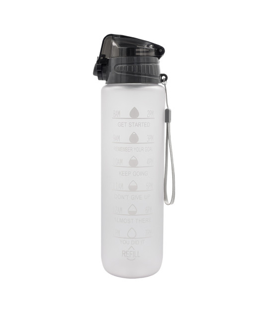 Bidon motywacyjny z tritanu Keepgoing 1000 ml, transparentny