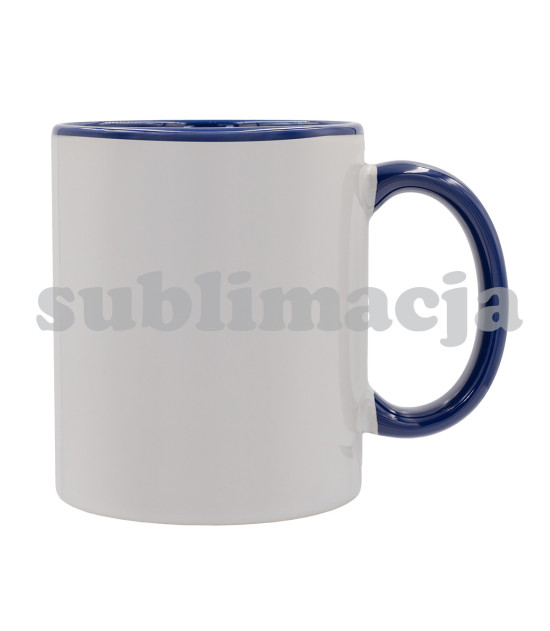 Kubek z powłoką sublimacyjną Gaeta 330 ml, granatowy