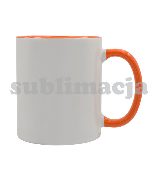 Kubek z powłoką sublimacyjną Gaeta 330 ml, pomarańczowy