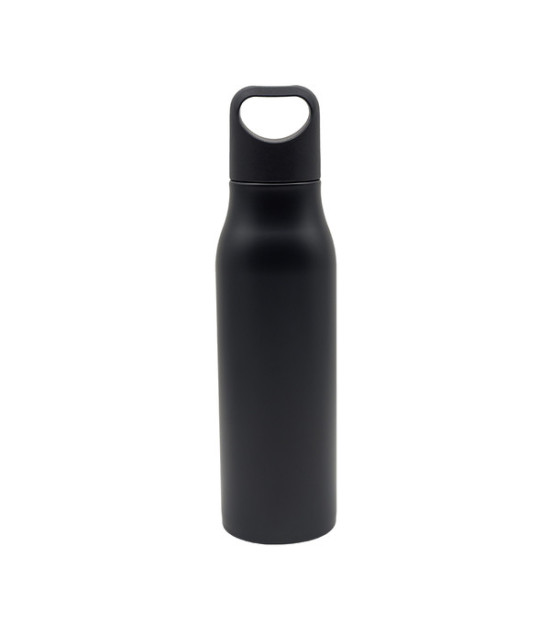Butelka stalowa Bary 800 ml, czarny