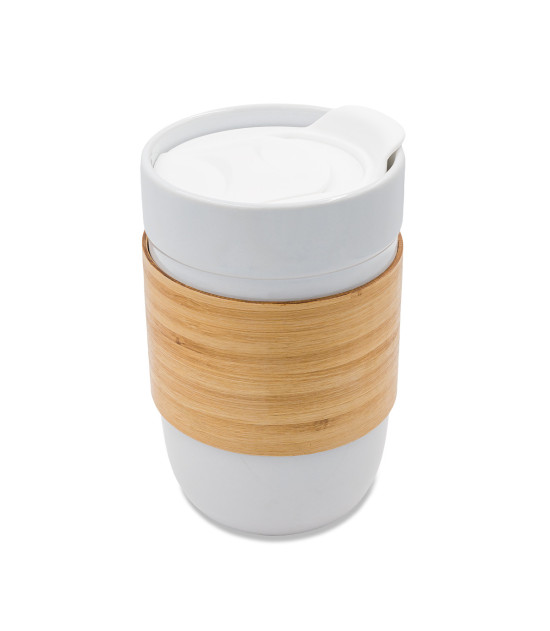 Kubek ceramiczny Skive 500 ml, biały