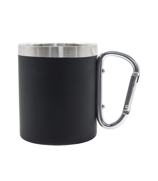 Kubek stalowy Magaro 300 ml, czarny