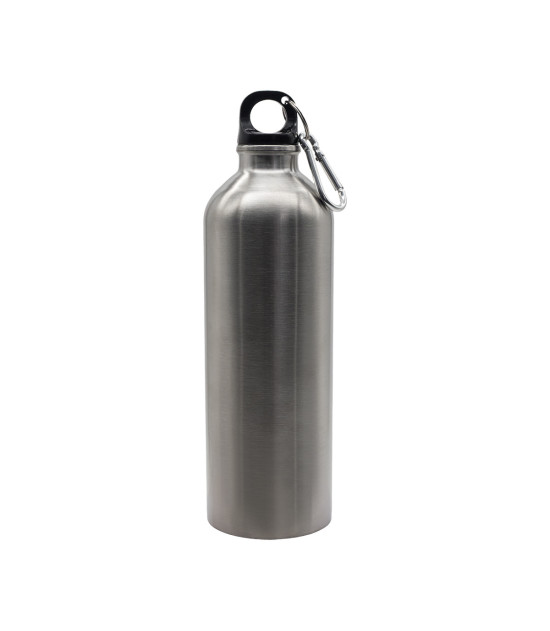 Bidon stalowy Camino 800 ml, srebrny